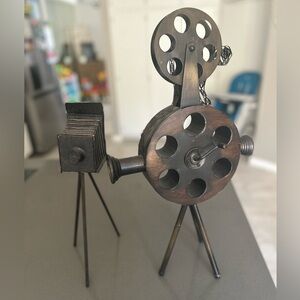 Old Film Home Decor Statues